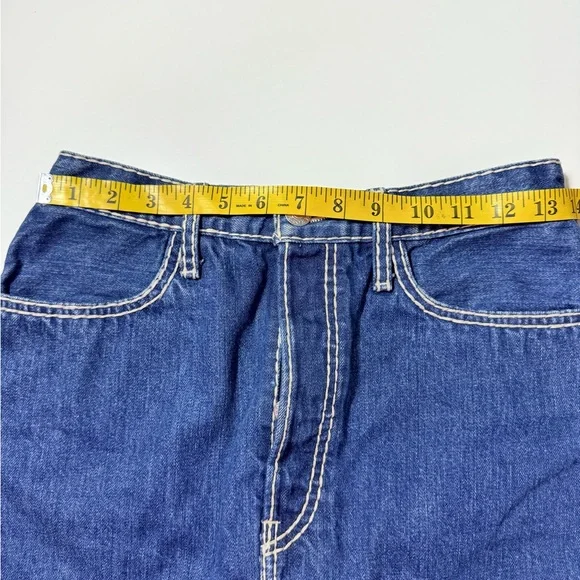 RE/DONE Denim Mini Skirt - Picture 4 of 6